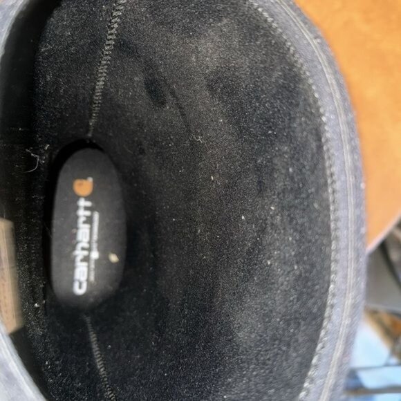 Carhartt Mens Waterproof Insulated Work Boots Size 14 Black Rubber & Neoprene - Picture 11 of 14